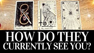 PICK A CARD ❤ HOW DO THEY CURRENTLY SEE YOU?  WHAT THEY TRULY THINK OF YOU? ❤  Tarot Reading