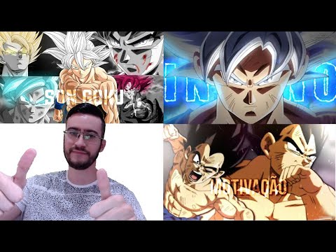 React 3 em 1 (NO NAME AMV's)-MITAGENS DRAGON BALL/SAIYAJIN QUE SUPEROU UM DEUS e LEVANTE-SE PRÍNCIPE