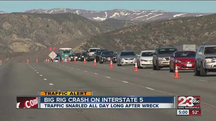 Big Rig Crash backs up traffic all day on I-5 south