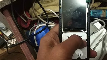 Jio f61f white blue line display problem fix