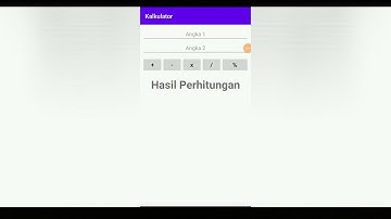 Membuat aplikasi kalkulator dengan androis studio matkul mobile programing