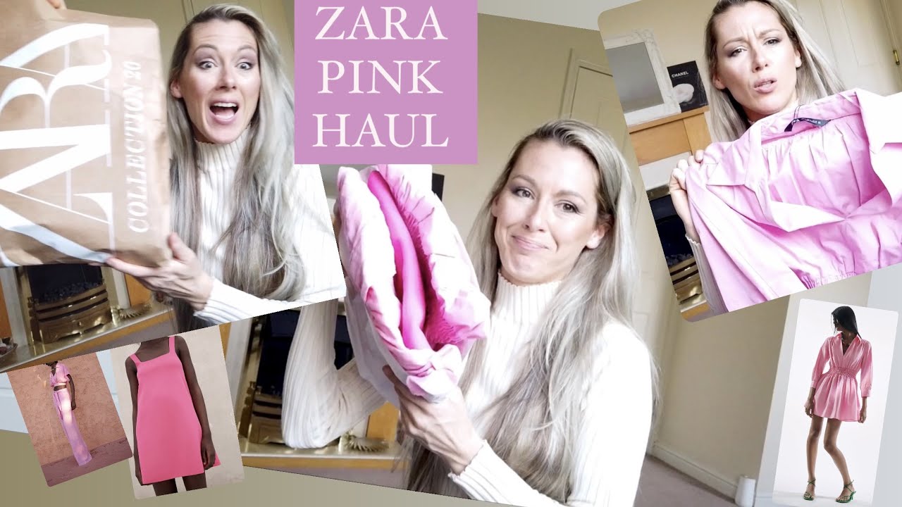 Zara Pink Haul - YouTube