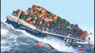 CRAZY Operator Giant Logging Truck Cars Fails Driving 💦 MEGA Container Ships VS Large Waves In Storm by Beautiful planet 2,936 views 3 months ago 1 hour, 18 minutes