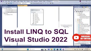 Install Linq to SQL Class Visual Studio 2022