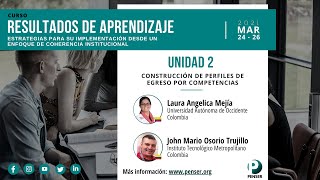 Construcción de perfiles de egreso por competencias - Prof. Angelica Mejía y Prof. John Osorio