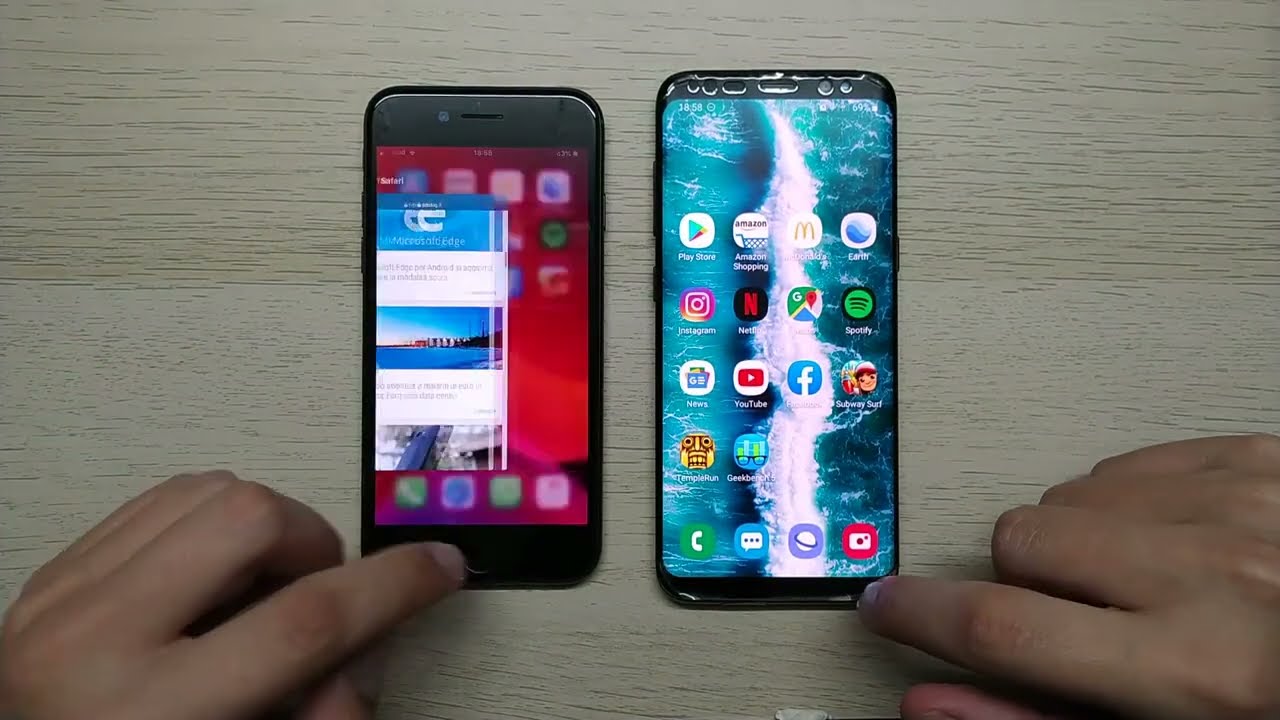 Samsung S8 Vs Iphone 7 Plus