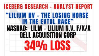34% LILM Stock Loss | LILM Stock News | Lilium N.V, Securities Class Action (LILM) Qell Acquisition