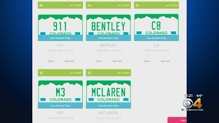 Auction: Special Configurations Of Colorado License Plates