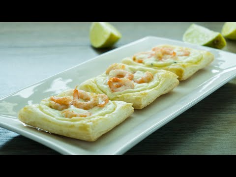 Video: Mga Prawn Sa Puff Pastry