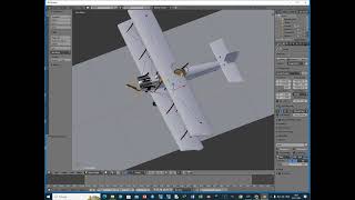 Анімація польоту літака в Blender 2.76