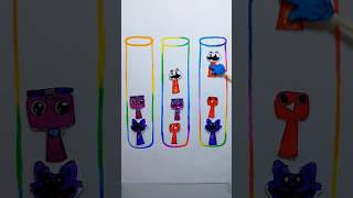 Creative fun tubes game✨ Pringles 🔴 catnap YouTube 🟥 boxten #shorts #sprunki #games