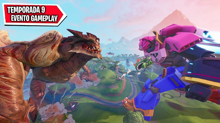 Evento FINAL Temporada 9 Robot vs Monstruo Ahora Mismo Fortnite Battle Royale