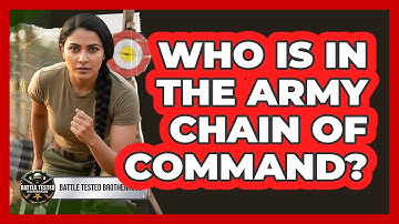 Who Is In The Army Chain Of Command?