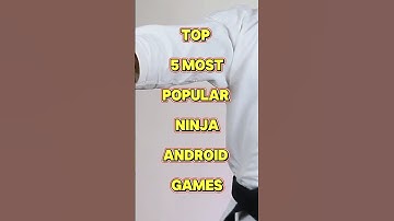 Top 5 most popular ninja android games 😱 | #ninjagame #shorts #populargames #top5games