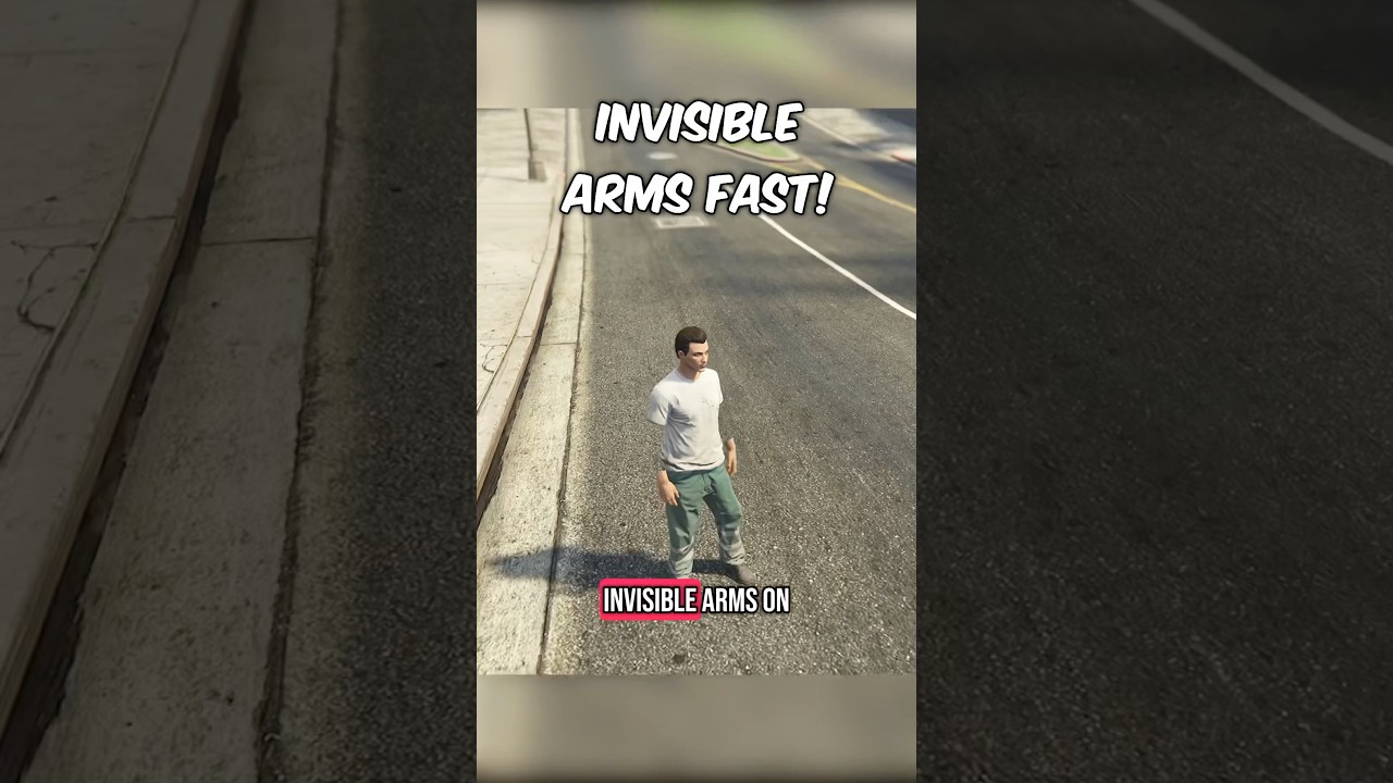 Easy & Fast Invisible Arms in GTA Online!