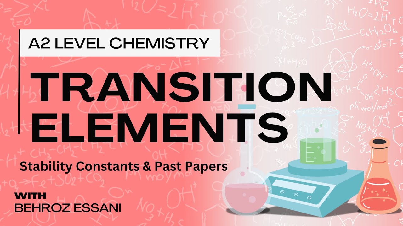 A2 Level Chemistry - Transition Elements (Stability Constants & Past Papers)