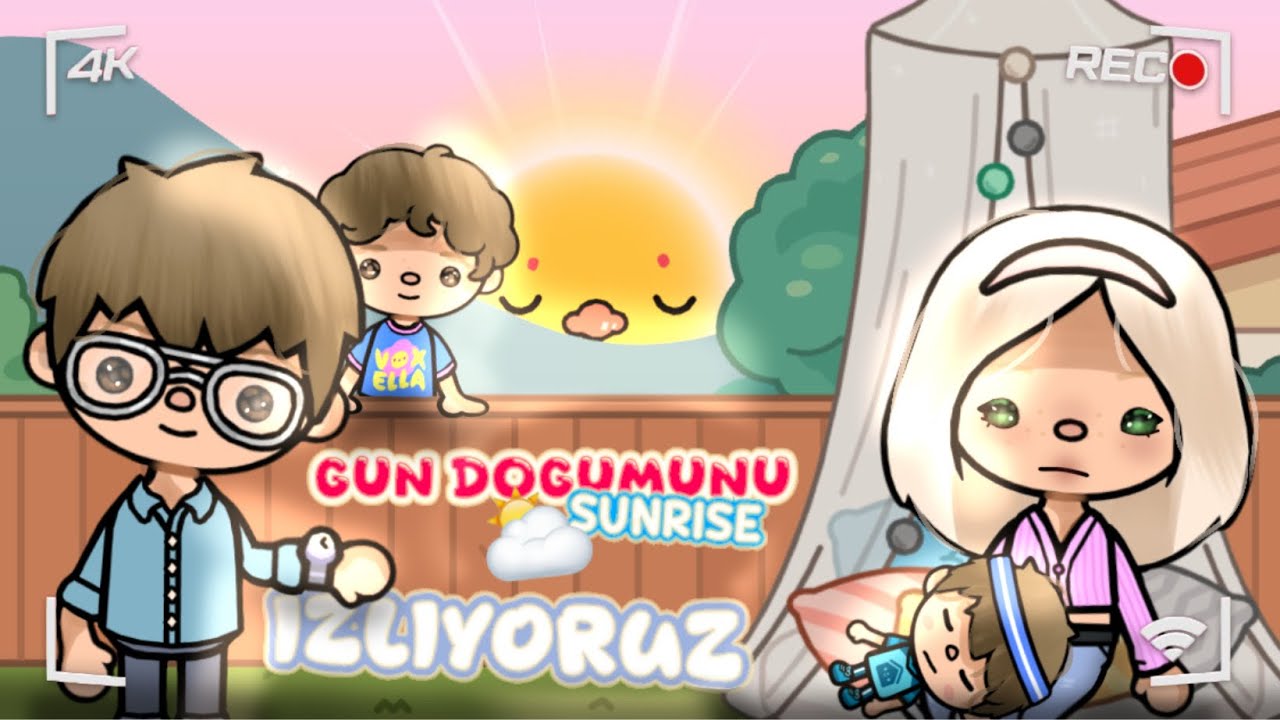 TOCA WORLD GÜN DOĞUMUNU İZLİYORUZ⛅️🫶🏻/TOCA LİFE WORLD TÜRKÇE/SUNRİSE TOCA⭐️