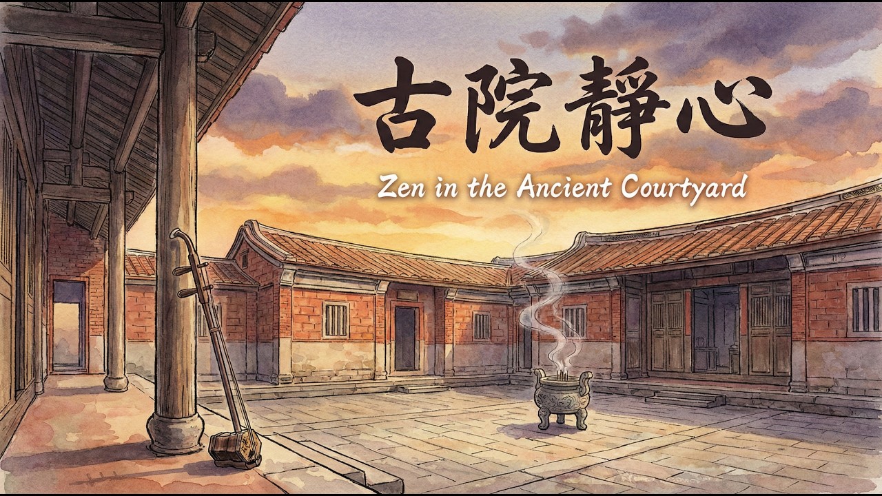 1 Hour Erhu Music 🇹🇼 一小時二胡 | 古院靜心 Zen Courtyard | 懷舊 Nostalgia | Relax, Sleep, and Reading | BGM