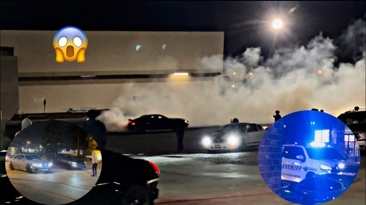 CRAZY CAR MEET GETS SHUT DOWN | SLIDERS WENT CRAZY ! - YouTube