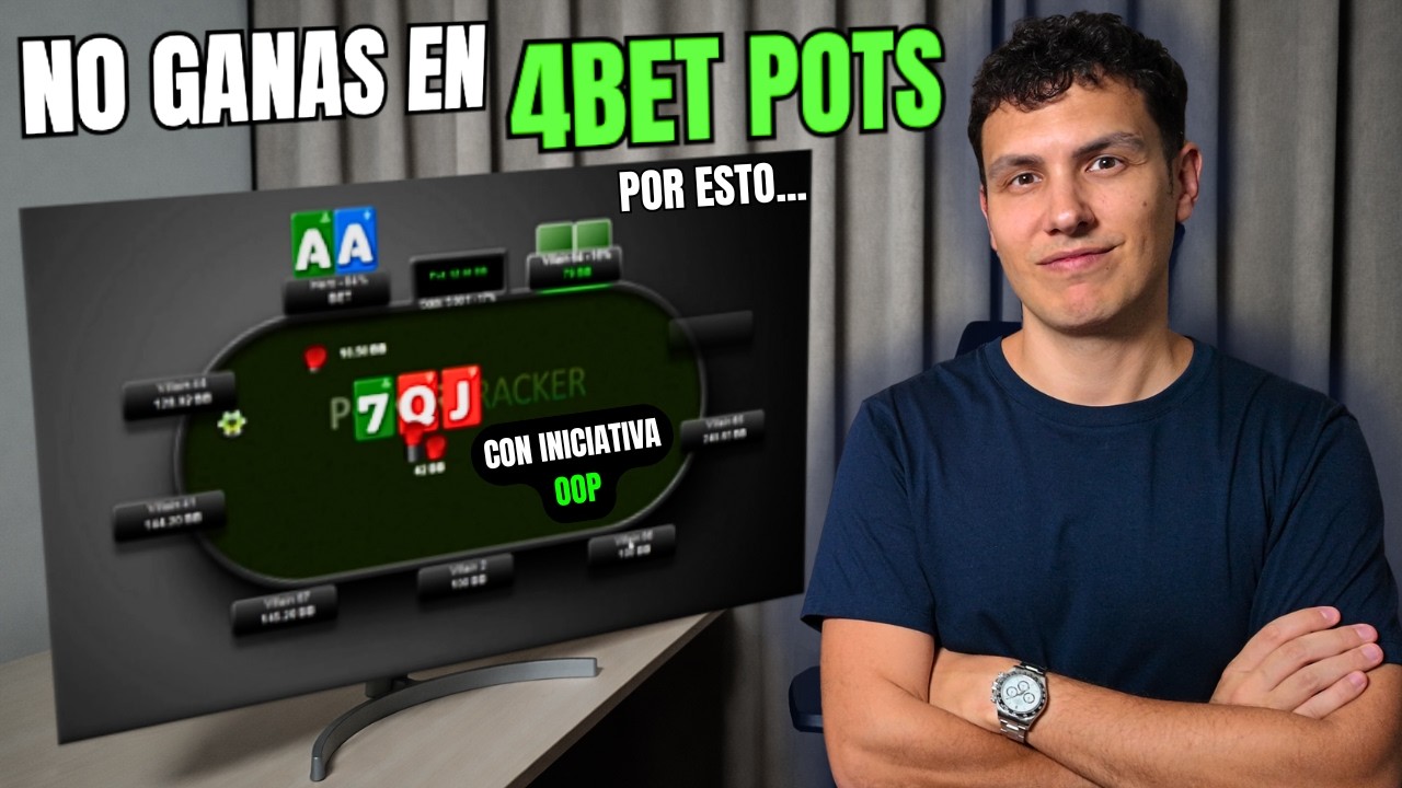 Sizings en 4bet pots — leak estratégico en cash NLHE