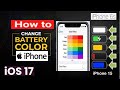 Change Battery icon color on any iPhone || iPhone Customization