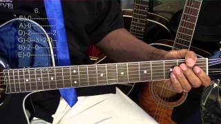 EASY IMPOSSIBLE GUITAR LESSON Single Chord Strum Slow Blues Licks Prt1 Lesson @EricBlackmonGuitar