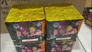 【Fireworks】1 inch 25 shots cake firework ADN Brand version year 2021 | 1 寸洞25发烟花  ADN牌子 2021年版本