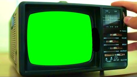 Tv Green Screen No Copyright (4K) | Green Screen videos |