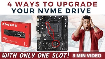 How to Upgrade or Clone your M.2 NVME Drive with Just ONE SLOT on Your Motherboard!