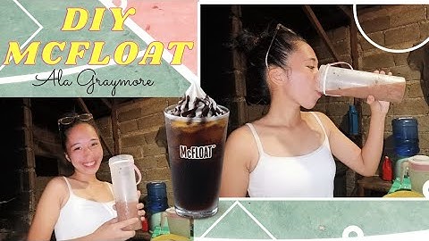 DIY Coke float Ala Graymore || Using Mismo Coke and Milo only! || Yummy 😋