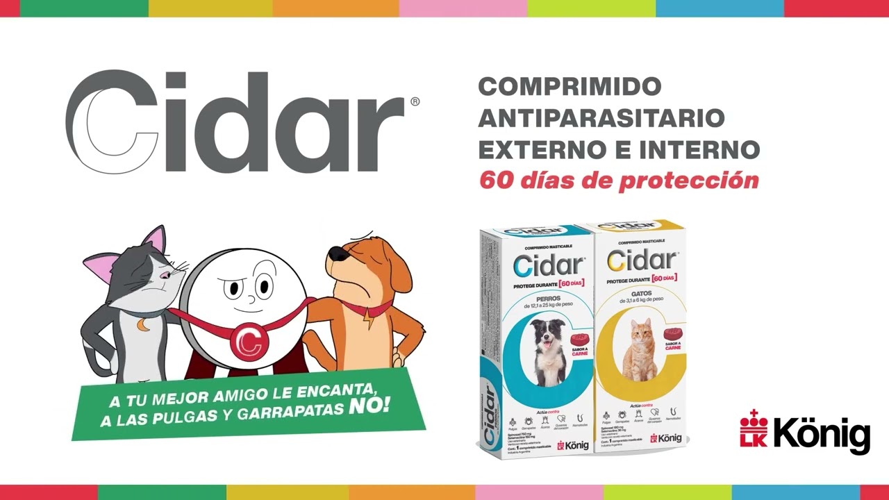 Rayo y Luna presentan CIDAR, protección sabor a carne contra parásitos externos e internos