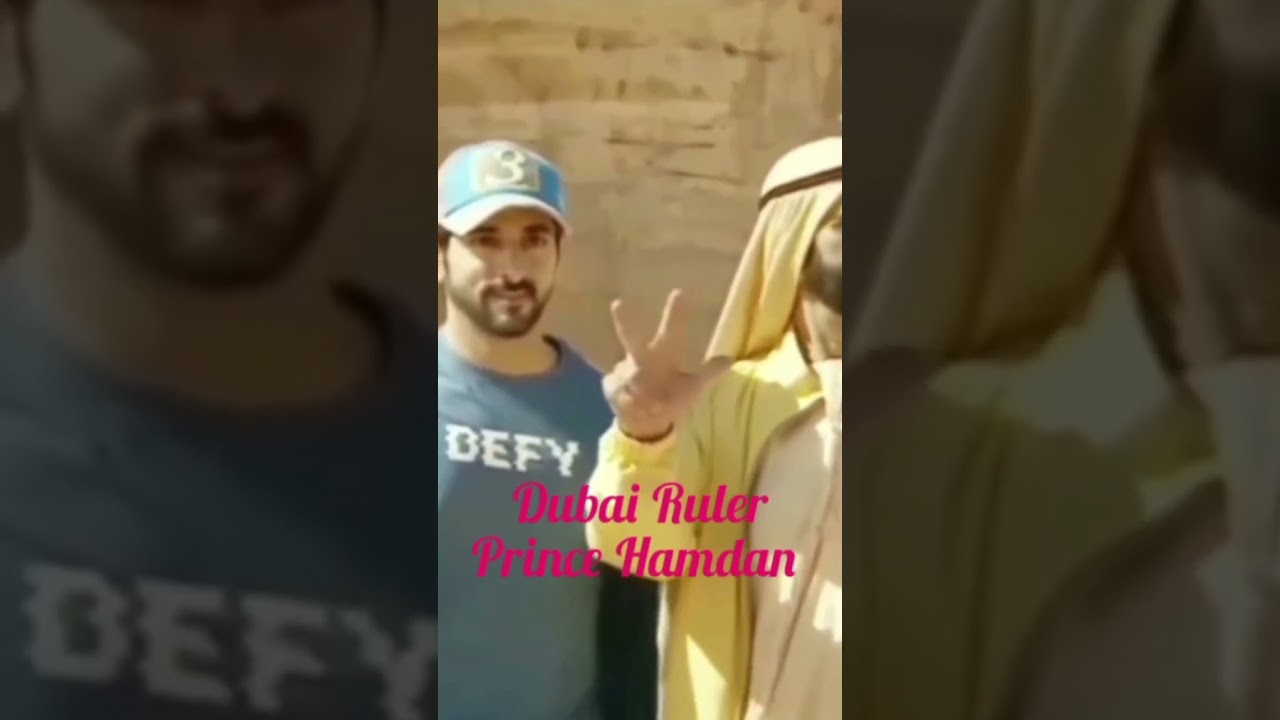 dubai ruler with prince fazza 