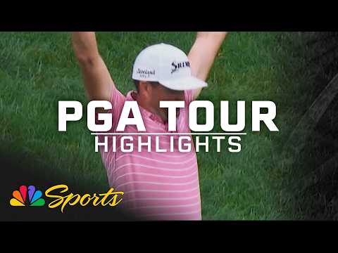Keegan Bradley's eagle on 15 sends Travelers Championship gallery into frenzy | Golf on NBC Sports