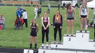 Awards Ceremony, 300m Hurdles, Stark County Meet - April 24, 2021