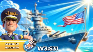 Waking Up To Season 58 W3-S58-S31 Reloaded - Boom Beach Warships