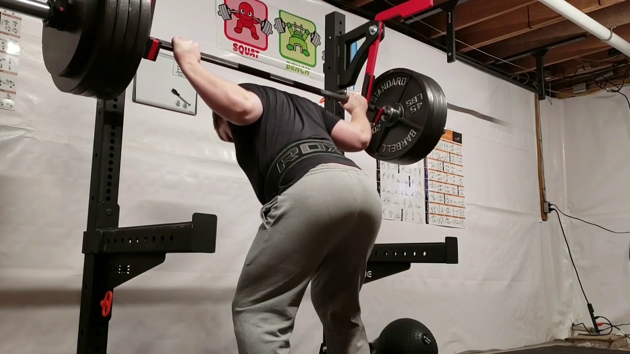 Powerlifting Max Test for 2019 475 Squat, 385 Bench, 525 Deadlift YouTube