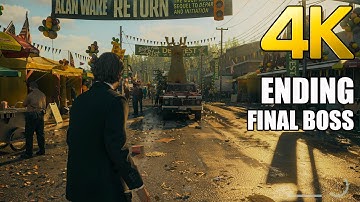 ALAN WAKE 2 | Its Not a Loop Its a Spiral ? | ENDING / FINAL BOSS FIGHT + CREDITS | PC 4K 60FPS RTX