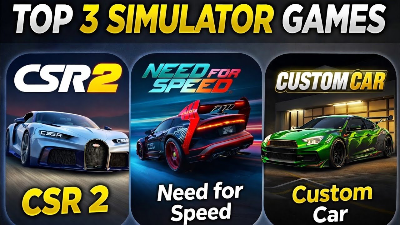 Top 3 car simulator game for Android!! Best Mobile Racing Simulator ...