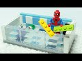 Lego Spiderman Brick Building Swimming pool