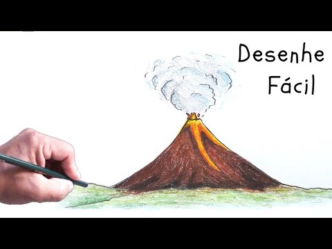 Vídeo: Como Desenhar Um Vulcão