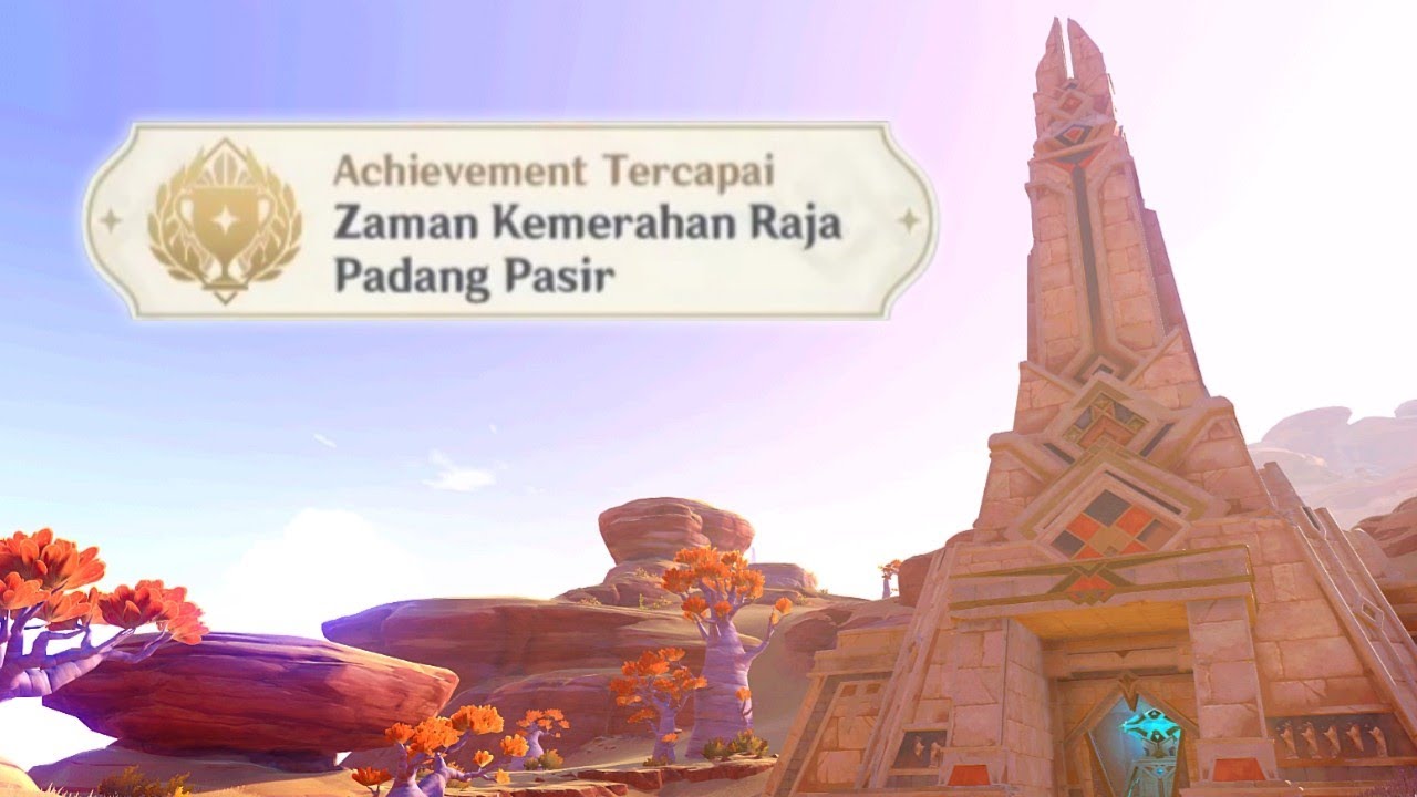Mess Raja Padang Hidden Achievement: Zaman Kemerahan Raja Padang Pasir | Genshin Impact ...