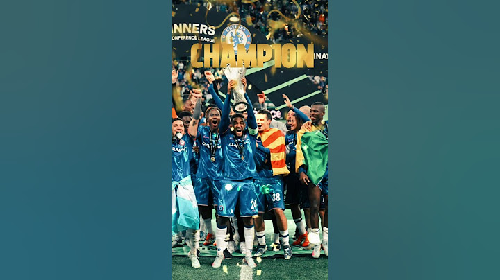 Chelsea FC Win the 2025 UEFA Conference League! 🏆 #shorts