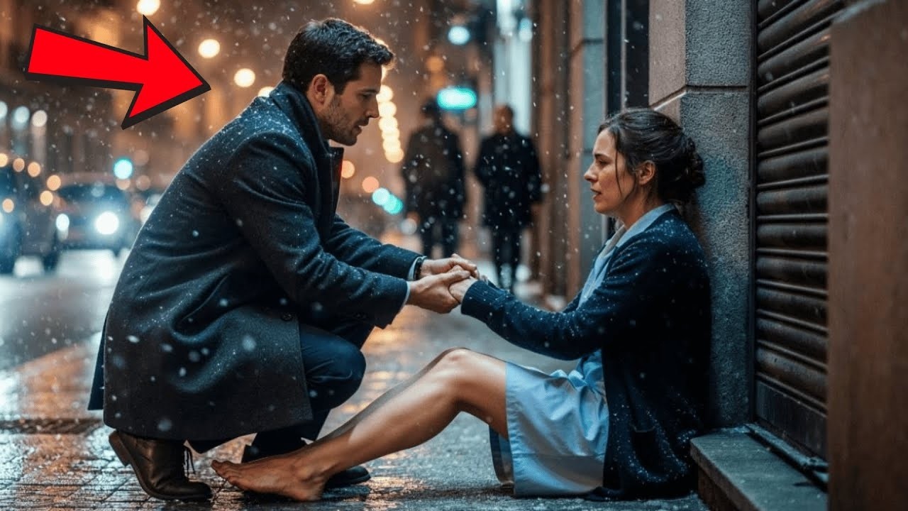 Vienes Conmigo  — Millonario Ve a Enfermera Congelada en la Parada… y Decide Llevarla a Casa