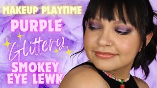 Chill Vibes and a Purple Smokey Eye ✨ Makeup Playtime