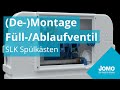 Jomo montagedemontage fllventil und ablaufventil slk elemente