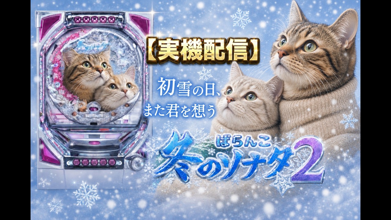 実機配信】CR 冬のソナタ2｜初雪の日、また君を想う！ - YouTube