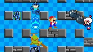 Mario Vs Link Vs Megaman Vs Bomberman BATTLE ROYAL!