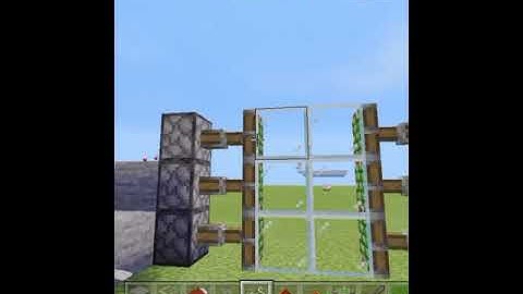 how to make automatic door in Minecraft