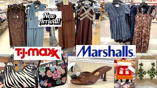 HUGE SHOPPING AT TJ MAXX & MARSHALLS | purses, shoes, clothing, new arrivals