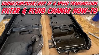 2018 Jeep Grand Cherokee 8 Speed ZF Transmission Filter & Fluid Replacement HowTo